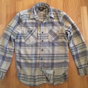 RRL Cotton Flannel Button Down Sz.M